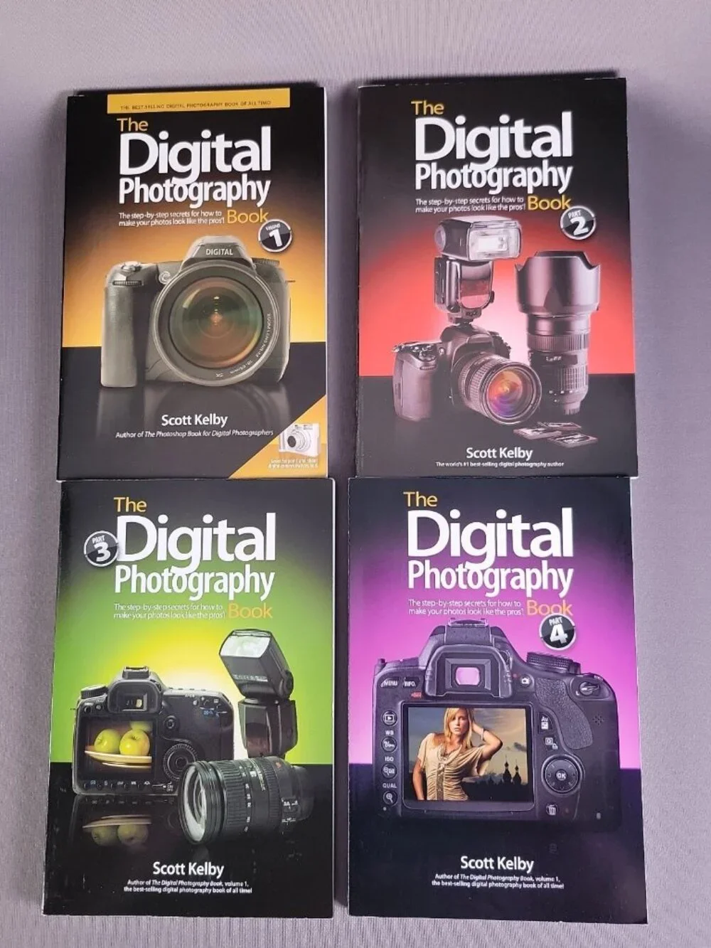 Scott Kelby's Digital Photography Boxed Set Volumes 1 2 3 &4 by Scott Kelby